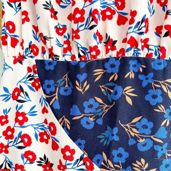 Lulu’s Floral Strapless Midi Dress - Picture 7 of 15